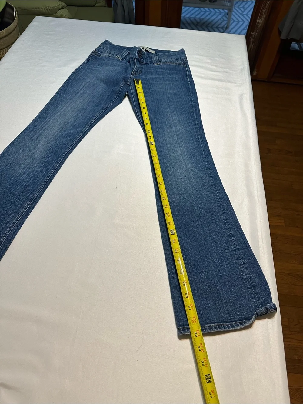 VTG GAP Women's curvy ultra low rise Blue Straight-Leg Jeans